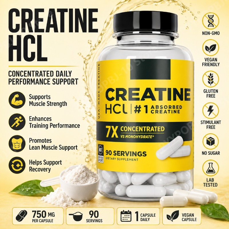 Creatine HCl 750mg 90 Capsules - Nutrition For Fitness 评论和价格