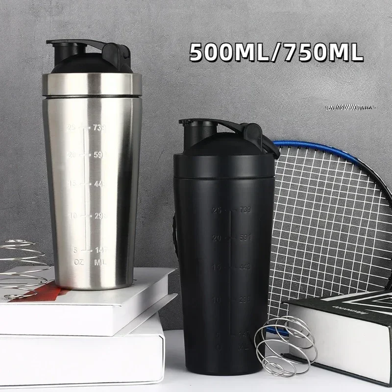 Stainless Steel Protein Shaker - Nutrition For Fitness 评论和价格