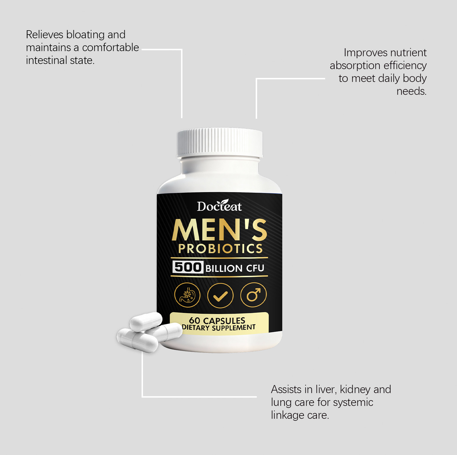 GOOGEER Men's Health Capsules  - Nutrition For Health Fitness & Sport Melvin Williams 评论和价格