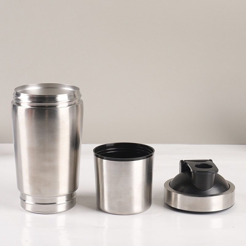 Stainless Steel Protein Shaker - Nutrition For Fitness 评论和价格