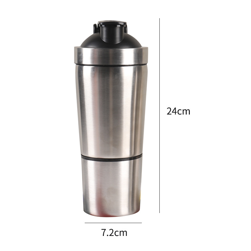 Stainless Steel Protein Shaker - Nutrition For Fitness 评论和价格