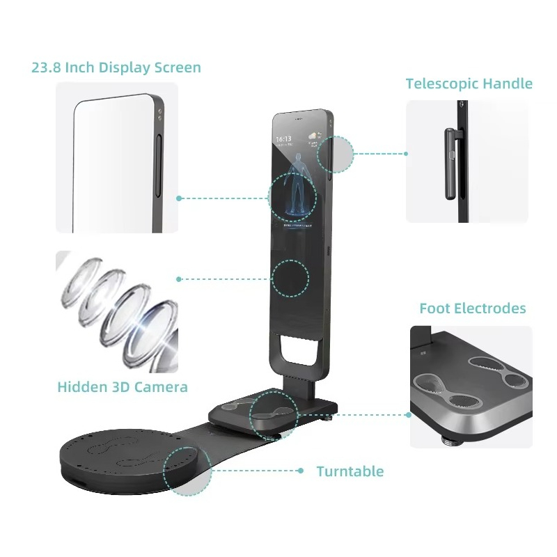 Smart Fitness Mirror Body Scan - Nutrition For Fitness 评论和价格